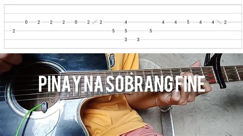 pinay solo finger 2024|Fingerstyle of Pinay na Sobrang Fine by Kyle Zagado (Tabs on .